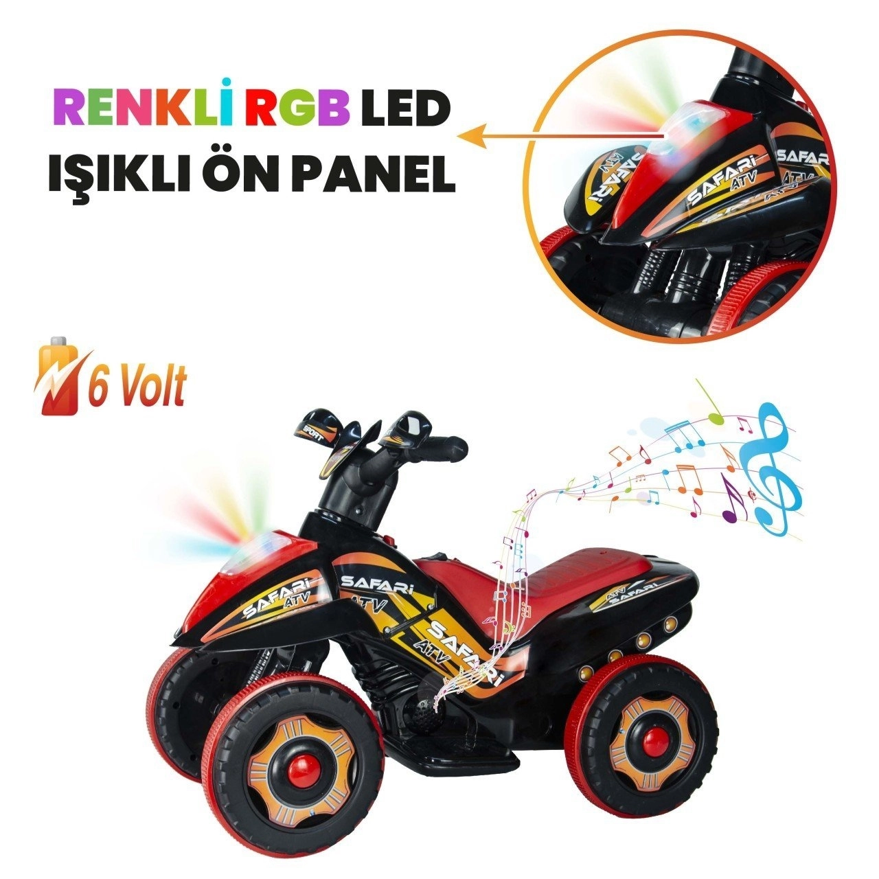 VaVbaby%20Crazy%20Cross%20Akülü%20Motor%20ATV%206v%20Siyah